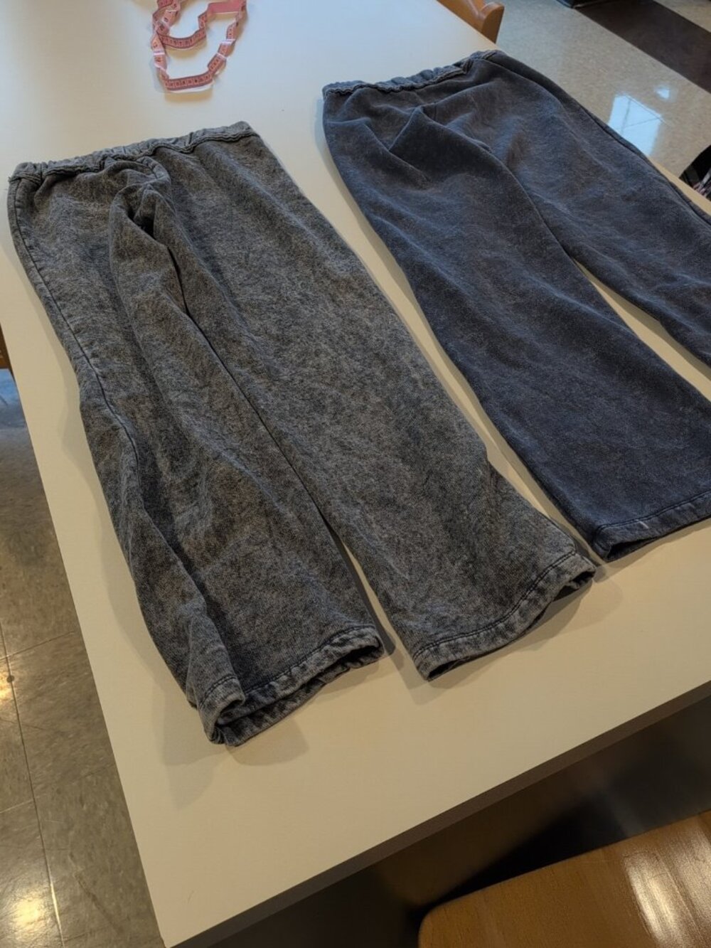 Love83 Lot Of 2 Pants Women's M Gray Blue Faded Sweatpants Comfy Solid - Picture 7 of 11